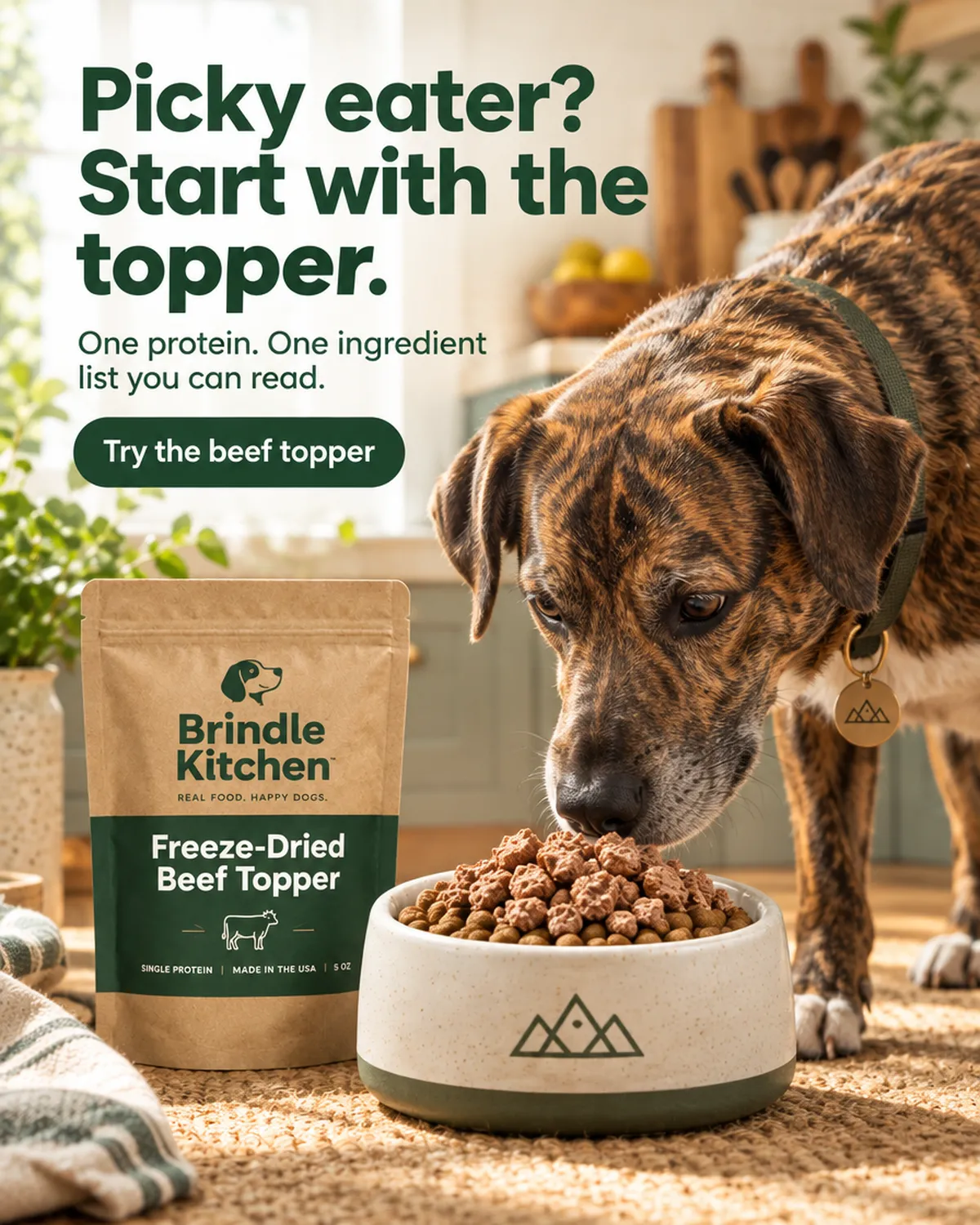 Brindle Kitchen: feed ad